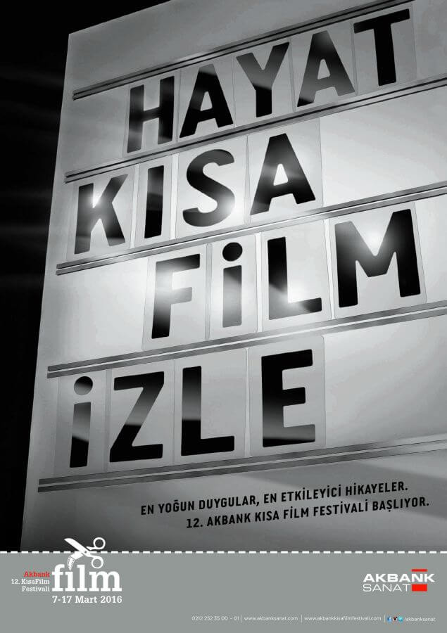 12. Akbank Kısa Film Festivali- afis