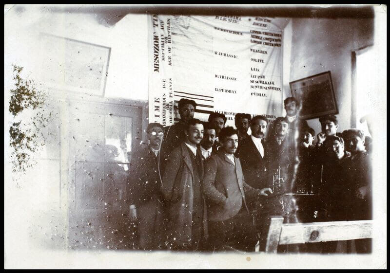 Prof. J. J. Manissadjian with his students